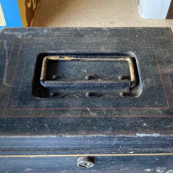 Metal Organization Box Old Artillery Box Vintage - Picture 2 of 5